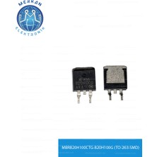 MBRB20H100CTG-B20H100G (TO-263-SMD) Orijinal Oto Beyin Tamir Entegreleri Merkan Elektronik