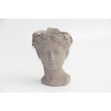 Tunç Botanik HELEN SAKSI - EL YAPIMI BEJ RENK