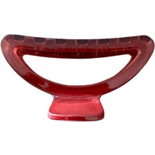 Lussos Vita Parlak Kadın Saç Mandal Tokası 8cm