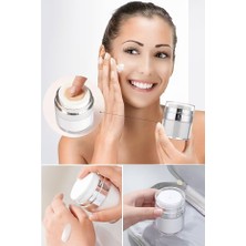 Mucit Home 1 Adet Şeffaf Krem Kutusu Doldurulabilir Pompalı Boş Krem Vücut Yağı Saklama Kutusu