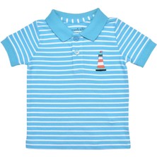 Organickid Marine Polo Yaka Erkek Bebek T-Shirt