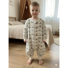 Enhitbaby Uzun Kollu Penye Astarlı 4 Kat Müslin Uyku Tulumu (1.5 Tog)
