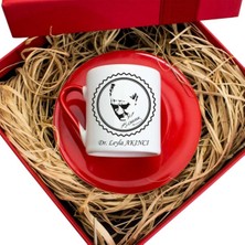 Kişiye Özel Hediyelik Kutulu Türk Kahvesi Fincan Seti - K. Atatürk