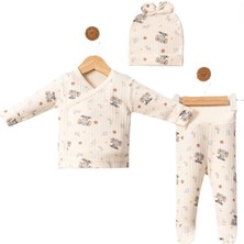 Babycan Little Emu 3'lü Fil Kendinden Eldivenli Zıbın Takımı