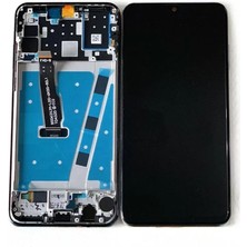 OEM Huawei P30 Lite Çıtalı (Birinci Sınıf) LCD Uyumlu Uyumlu Dokunmatik Ekran 48MP-MAVI