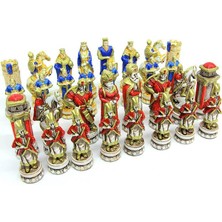 Costurera Satranç Taşı Polyester Büyükboy Osmanlı Haçlı Dekoratif Hediyelik