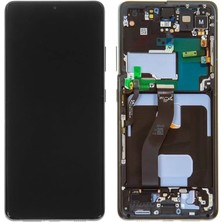 OEM Samsung S21 Ultra SM-G998 OLED LCD Uyumlu Uyumlu Dokunmatik Ekran