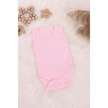 Kidello Pembe Baklava Desenli Bebek Zıbın (0-12 Ay)