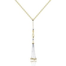 Diamond Line-Gülaylar 14 Ayar Altın Toplu Kolye