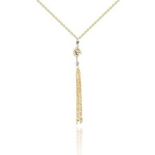 Diamond Line-Gülaylar 14 Ayar Altın Toplu Kolye