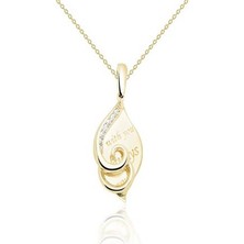Diamond Line-Gülaylar 14 Ayar Altın Koleksiyon Kolye