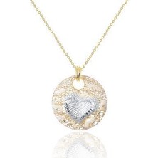 Diamond Line-Gülaylar 14 Ayar Altın  Kolye