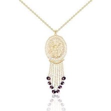 Diamond Line-Gülaylar 14 Ayar Altın Toplu Kolye