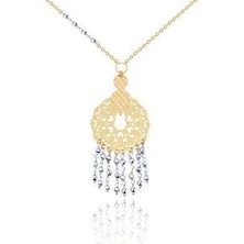 Diamond Line-Gülaylar 14 Ayar Altın Toplu Kolye