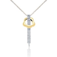 Diamond Line-Gülaylar 14 Ayar Altın  Kolye