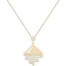 Diamond Line-Gülaylar 14 Ayar Altın Yıldız Kolye