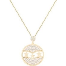 Diamond Line-Gülaylar 14 Ayar Altın Yıldız Kolye