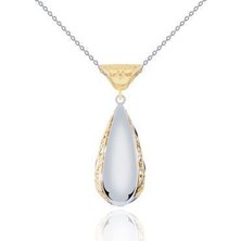 Diamond Line-Gülaylar 14 Ayar Altın  Kolye