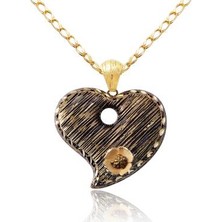 Diamond Line-Gülaylar 14 Ayar Altın  Kolye