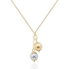 Diamond Line-Gülaylar 14 Ayar Altın Toplu Kolye