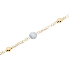 Diamond Line-Gülaylar 14 Ayar Altın Toplu Bileklik