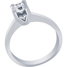 Diamond Line-Gülaylar  14 Ayar Tektaş Yüzük