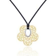 Diamond Line-Gülaylar 14 Ayar Altın İpli Kolye