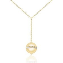 Diamond Line-Gülaylar 14 Ayar Altın Toplu Kolye