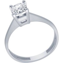 Diamond Line-Gülaylar  14 Ayar Tektaş Yüzük