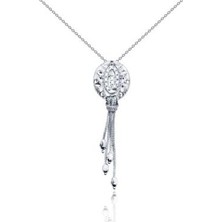 Diamond Line-Gülaylar 14 Ayar Altın Taşsız  Kolye