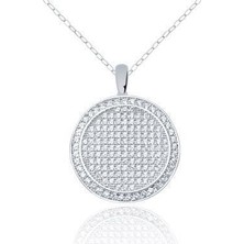 Diamond Line-Gülaylar 14 Ayar Altın Mikro Klasik Kolye