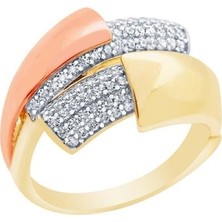 Diamond Line-Gülaylar  14 Ayar Trend Yüzük