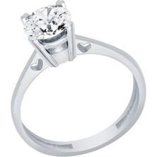 Diamond Line-Gülaylar  14 Ayar Tektaş Yüzük