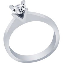 Diamond Line-Gülaylar  14 Ayar Tektaş Yüzük