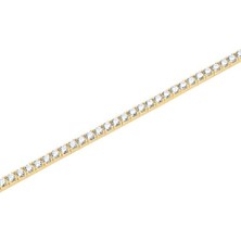 Diamond Line-Gülaylar 14 Ayar Altın Su Yolu Bileklik