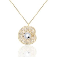 Diamond Line-Gülaylar 14 Ayar Altın  Kolye