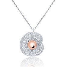 Diamond Line-Gülaylar 14 Ayar Altın  Kolye