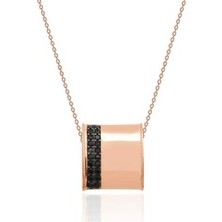 Diamond Line-Gülaylar 14 Ayar Altın Renkli  Kolye