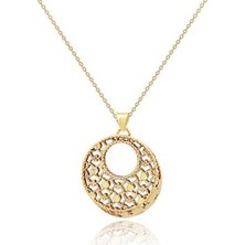 Diamond Line-Gülaylar 14 Ayar Altın Taşsız  Kolye