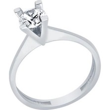 Diamond Line-Gülaylar  14 Ayar Tektaş Yüzük