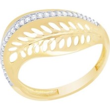 Diamond Line-Gülaylar  14 Ayar Trend Yüzük