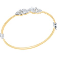 Diamond Line-Gülaylar 14 Ayar Altın Trend Bilezik