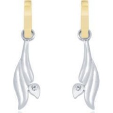 Diamond Line-Gülaylar 14 Ayar Altın Halka Küpe