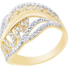 Diamond Line-Gülaylar  14 Ayar Trend Yüzük