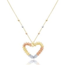 Diamond Line-Gülaylar 14 Ayar Altın Toplu Kolye