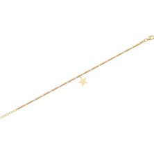 Diamond Line-Gülaylar 14 Ayar Sarı Altın Toplu Bileklik
