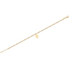 Diamond Line-Gülaylar 14 Ayar Sarı Altın Toplu Bileklik