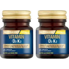 Nutraxin D3K2 Vitamin 120 Tablet X2 Adet
