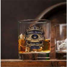 Kişiye Özel Isimli Chvs Tasarımlı Baskılı Viski Bardağı  Arkadaşa , Sevgiliye Hediye1