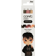 Copic Ciao Marker 3lü Layer & Mix Set -  Warm Palette